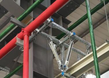台安该抗震支架的整体式支吊架结构协调性好